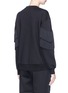 Back View - Click To Enlarge - STELLA MCCARTNEY - Fringe trim sweatshirt