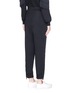 Back View - Click To Enlarge - STELLA MCCARTNEY - Fringe outseam jogging pants