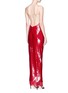 Back View - Click To Enlarge - STELLA MCCARTNEY - 'Bernice' sequin silk crépon gown