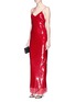 Figure View - Click To Enlarge - STELLA MCCARTNEY - 'Bernice' sequin silk crépon gown