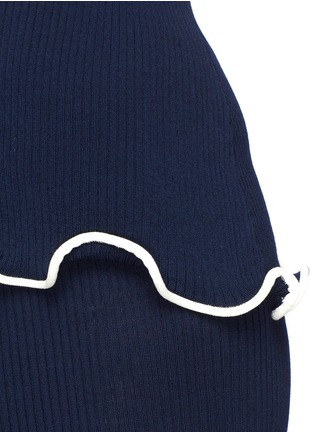 Detail View - Click To Enlarge - STELLA MCCARTNEY - Flared turtleneck sweater
