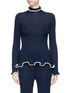 Main View - Click To Enlarge - STELLA MCCARTNEY - Flared turtleneck sweater