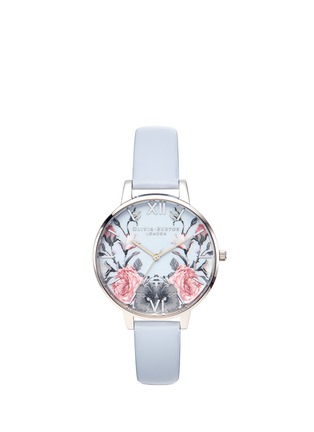 Main View - Click To Enlarge - OLIVIA BURTON  - 'Power of Three' floral print 38mm watch