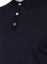 Detail View - Click To Enlarge - INCOTEX - Stretch knit long sleeve polo shirt