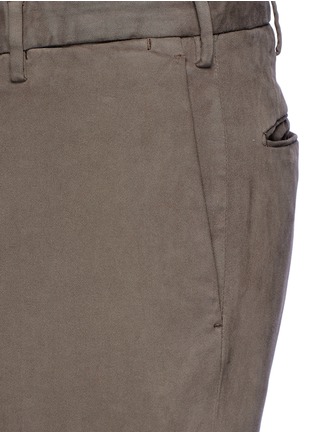 Detail View - Click To Enlarge - INCOTEX - Slim fit cotton twill pants