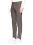 Front View - Click To Enlarge - INCOTEX - Slim fit cotton twill pants