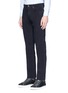 Front View - Click To Enlarge - INCOTEX - Slim fit cotton corduroy pants