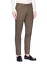 Front View - Click To Enlarge - INCOTEX - Textured twill pants