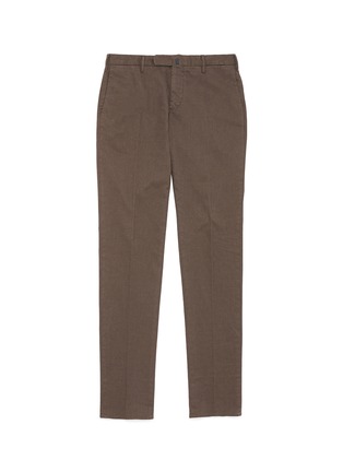 Main View - Click To Enlarge - INCOTEX - Textured twill pants