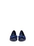 Figure View - Click To Enlarge - MELISSA - 'Queen IV' velvet bow PVC kids ballerina flats