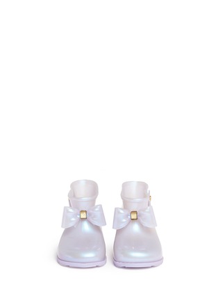 Figure View - Click To Enlarge - MELISSA - 'Sugar Rain Bow' PVC toddler rain boots
