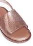 Detail View - Click To Enlarge - MELISSA - x Fábula 'Mia II' glitter PVC toddler slingback sandals
