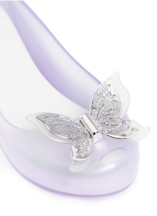 Detail View - Click To Enlarge - MELISSA - 'Ultragirl Fly' butterfly PVC kids flats