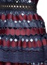 Detail View - Click To Enlarge - SELF-PORTRAIT - Hexagon guipure lace mini dress