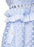 Detail View - Click To Enlarge - SELF-PORTRAIT - Ruffle daisy lace midi dress