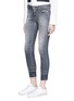 Front View - Click To Enlarge - CLOSED - 'Baker' let-out cuff cropped jeans