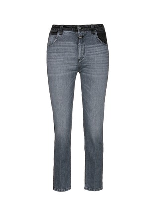 Main View - Click To Enlarge - CLOSED - 'Heartbreaker' colourblock jeans