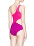 Back View - Click To Enlarge - ARAKS - 'Elmar' colourblock cutout one-piece swimsuit