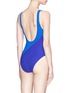 Back View - Click To Enlarge - ARAKS - 'Harley' colourblock one-piece swimsuit