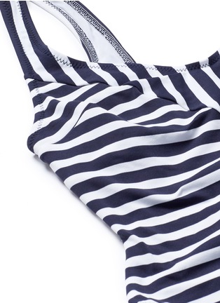 Detail View - Click To Enlarge - ARAKS - 'Harley' stripe one-piece swimsuit