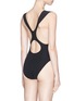 Back View - Click To Enlarge - ARAKS - 'Jireh' cutout back one-piece swimsuit