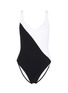 Main View - Click To Enlarge - ARAKS - 'Harley' colourblock one-piece swimsuit