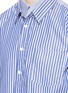 Detail View - Click To Enlarge - COMME DES GARÇONS SHIRT - Mix stripe layered shirt