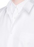 Detail View - Click To Enlarge - COMME DES GARÇONS SHIRT - Layered cotton poplin shirt