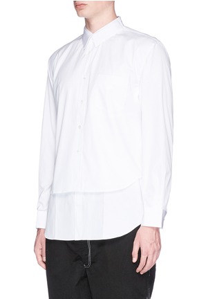 Front View - Click To Enlarge - COMME DES GARÇONS SHIRT - Layered cotton poplin shirt