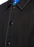 Detail View - Click To Enlarge - COMME DES GARÇONS SHIRT - Contrast stitching twill coat