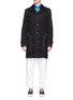 Main View - Click To Enlarge - COMME DES GARÇONS SHIRT - Contrast stitching twill coat
