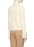 Back View - Click To Enlarge - MRZ - Convertible collar double faced knit sweater