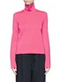 Main View - Click To Enlarge - MRZ - Convertible collar double faced knit sweater