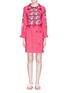 Main View - Click To Enlarge - FIGUE - 'Lou Lou' tassel floral embroidered dress