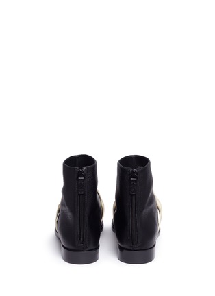 Back View - Click To Enlarge - MERCEDES CASTILLO - 'Baldwinne' colourblock leather boots