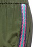 Detail View - Click To Enlarge - FIGUE - 'Cassia' embroidered outseam silk shorts