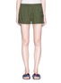 Main View - Click To Enlarge - FIGUE - 'Cassia' embroidered outseam silk shorts