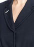 Detail View - Click To Enlarge - 3.1 PHILLIP LIM - Ribbon lacing corset waist double crepe blazer