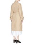 Back View - Click To Enlarge - 3.1 PHILLIP LIM - Cotton twill belted trench coat