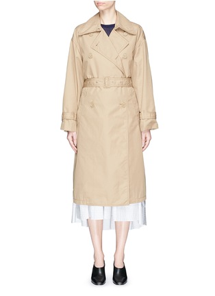 Main View - Click To Enlarge - 3.1 PHILLIP LIM - Cotton twill belted trench coat