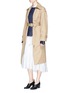 Figure View - Click To Enlarge - 3.1 PHILLIP LIM - Cotton twill belted trench coat