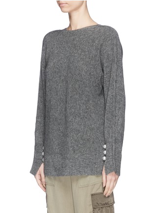 Front View - Click To Enlarge - 3.1 PHILLIP LIM - V-back faux pearl cuff sweater