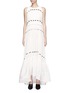 Main View - Click To Enlarge - 3.1 PHILLIP LIM - Corded pintuck silk chiffon sleeveless gown