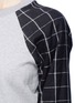 Detail View - Click To Enlarge - 3.1 PHILLIP LIM - Plaid cotton terry sweatshirt