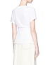 Back View - Click To Enlarge - 3.1 PHILLIP LIM - Corset waist cotton jersey and poplin T-shirt