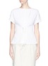 Main View - Click To Enlarge - 3.1 PHILLIP LIM - Corset waist cotton jersey and poplin T-shirt