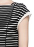 Detail View - Click To Enlarge - 3.1 PHILLIP LIM - Tie side stripe cotton T-shirt