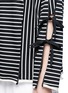 Detail View - Click To Enlarge - 3.1 PHILLIP LIM - Tie sleeve stripe T-shirt