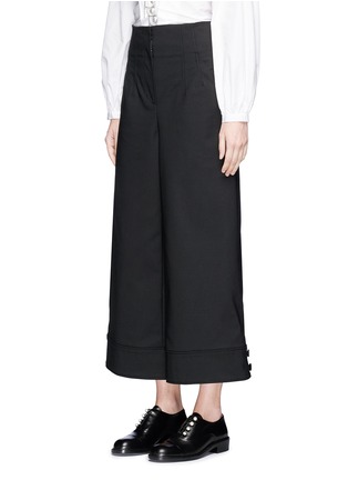 Front View - Click To Enlarge - 3.1 PHILLIP LIM - Corset detail suiting culottes