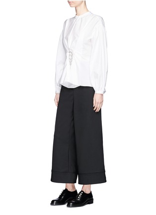 Figure View - Click To Enlarge - 3.1 PHILLIP LIM - Corset detail suiting culottes